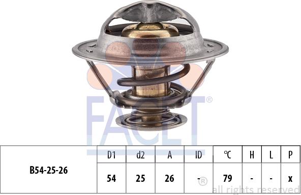 FACET 7.8299S - Termostat, soyuducu furqanavto.az