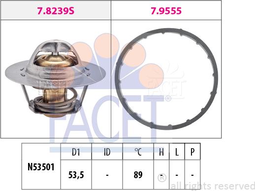 FACET 7.8291 - Termostat, soyuducu furqanavto.az