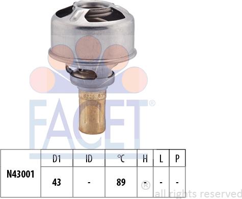 FACET 7.8246 - Termostat, soyuducu furqanavto.az