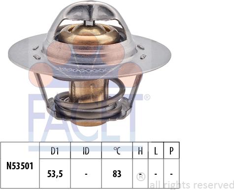 FACET 7.8240S - Termostat, soyuducu furqanavto.az