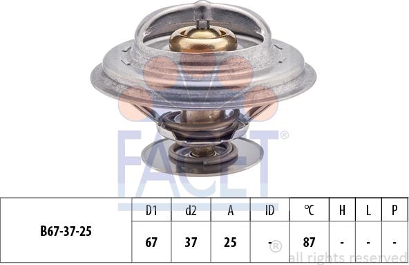 FACET 7.8256S - Termostat, soyuducu furqanavto.az