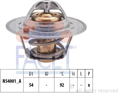 FACET 7.8204S - Termostat, soyuducu furqanavto.az