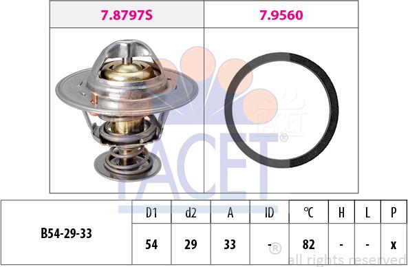 FACET 7.8797 - Termostat, soyuducu www.furqanavto.az