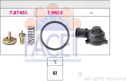 FACET 7.8745K - Termostat, soyuducu furqanavto.az