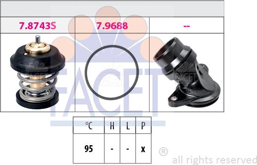 FACET 7.8743K - Termostat, soyuducu furqanavto.az