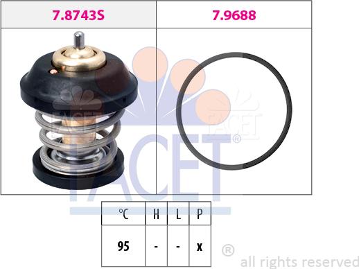 FACET 7.8743 - Termostat, soyuducu furqanavto.az