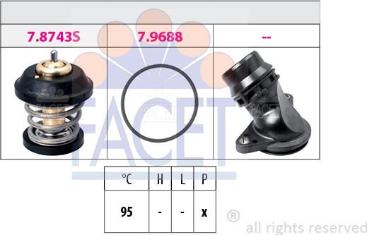 FACET 7.8757K - Termostat, soyuducu furqanavto.az