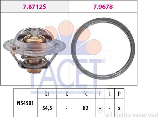 FACET 7.8713 - Termostat, soyuducu www.furqanavto.az