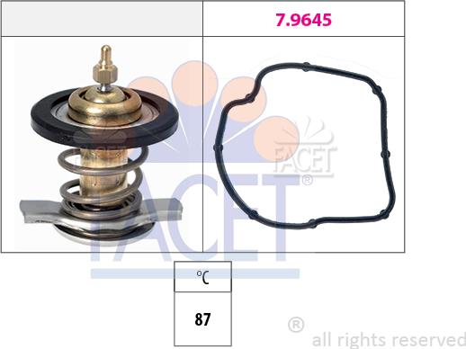 FACET 7.8784 - Termostat, soyuducu furqanavto.az