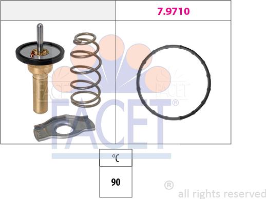 FACET 7.8774 - Termostat, soyuducu furqanavto.az