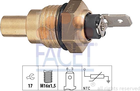 FACET 7.3041 - Sensor, soyuducu suyun temperaturu furqanavto.az