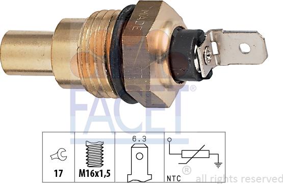 FACET 7.3042 - Sensor, soyuducu suyun temperaturu furqanavto.az