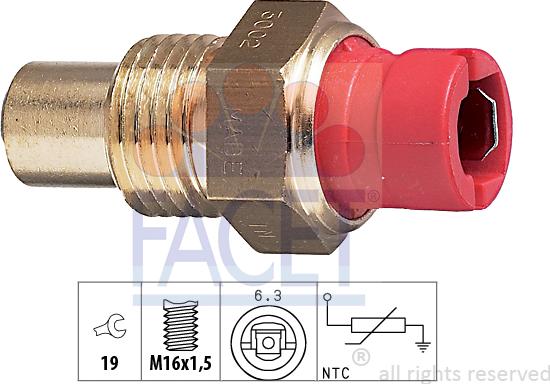 FACET 7.3002 - Sensor, soyuducu suyun temperaturu furqanavto.az