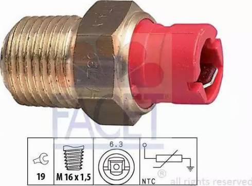 FACET 7.3011 - Sensor, soyuducu suyun temperaturu furqanavto.az