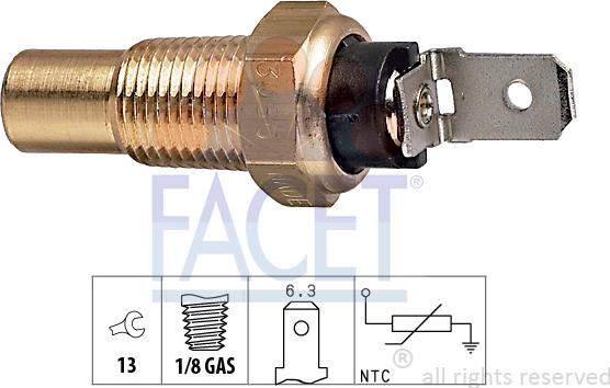 FACET 7.3080 - Sensor, soyuducu suyun temperaturu furqanavto.az