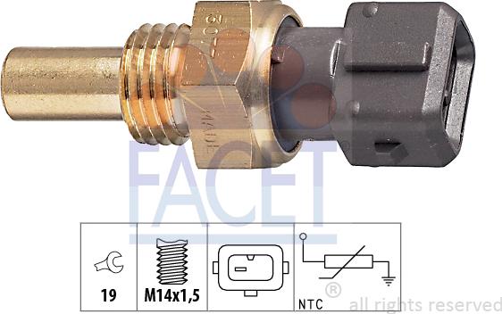 FACET 7.3077 - Sensor, soyuducu suyun temperaturu furqanavto.az