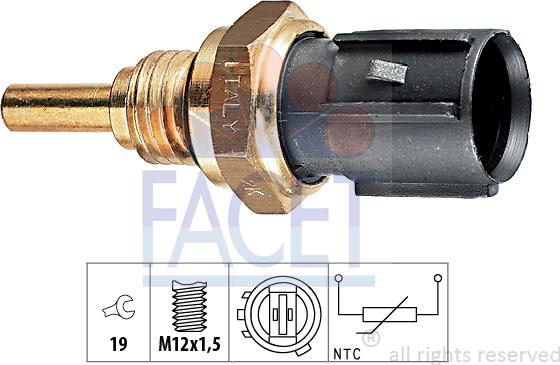 FACET 7.3198 - Sensor, yağın temperaturu furqanavto.az