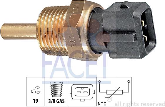 FACET 7.3144 - Sensor, yağın temperaturu furqanavto.az