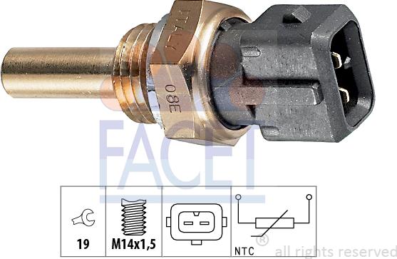 FACET 7.3176 - Sensor, soyuducu suyun temperaturu furqanavto.az