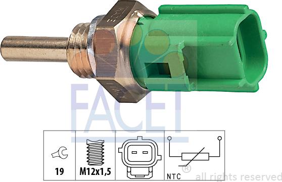 FACET 7.3177 - Sensor, yağın temperaturu furqanavto.az