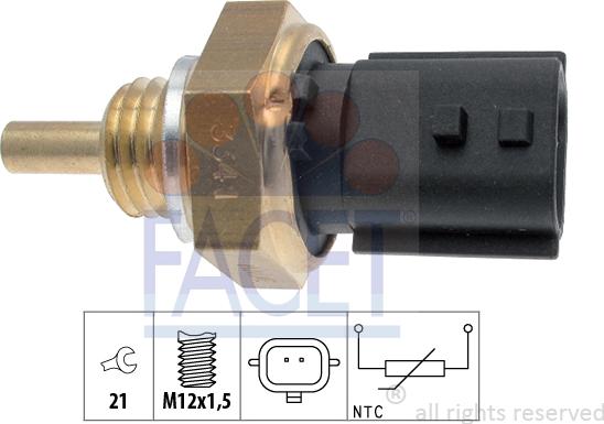 FACET 7.3341 - Sensor, soyuducu suyun temperaturu www.furqanavto.az