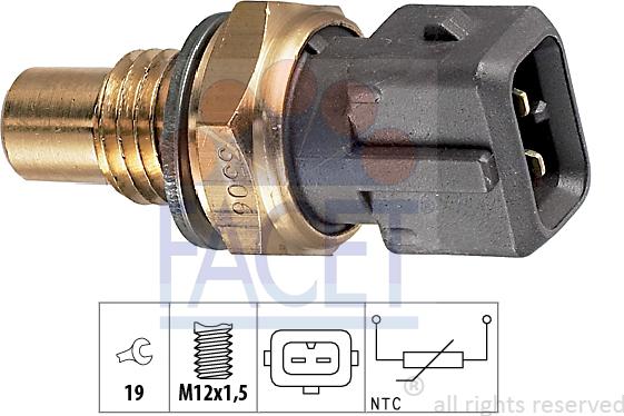 FACET 7.3306 - Sensor, yağın temperaturu furqanavto.az