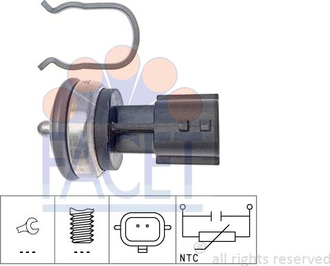 FACET 7.3337 - Sensor, soyuducu suyun temperaturu furqanavto.az