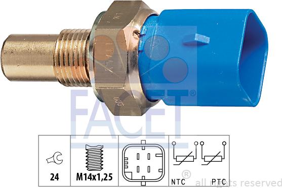 FACET 7.3320 - Sensor, soyuducu suyun temperaturu furqanavto.az