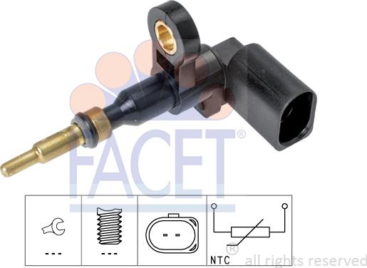 FACET 7.3377 - Sensor, soyuducu suyun temperaturu www.furqanavto.az