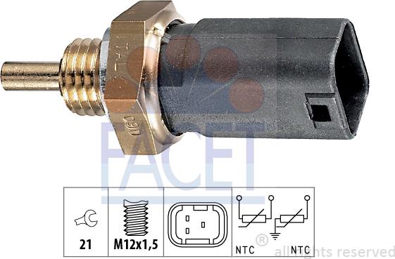 FACET 7.3252 - Sensor, soyuducu suyun temperaturu furqanavto.az