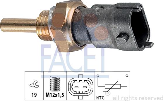 FACET 7.3264 - Sensor, soyuducu suyun temperaturu furqanavto.az