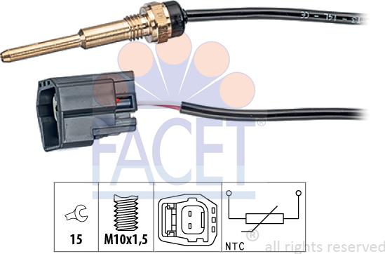 FACET 7.3289 - Sensor, soyuducu suyun temperaturu furqanavto.az