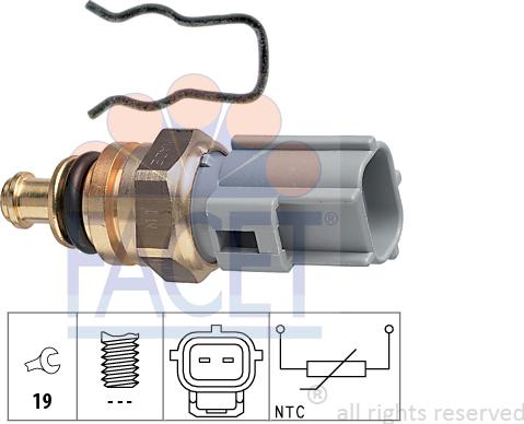 FACET 7.3285 - Sensor, soyuducu suyun temperaturu furqanavto.az