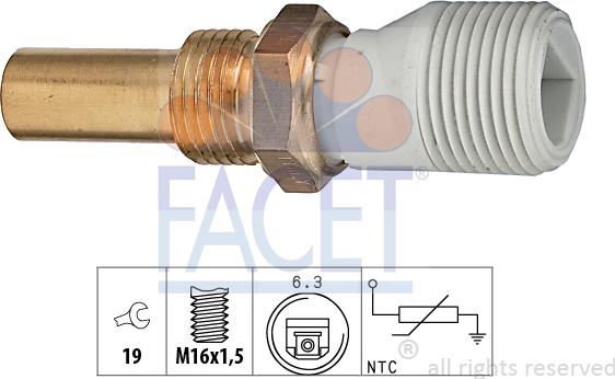 FACET 7.3238 - Sensor, soyuducu suyun temperaturu furqanavto.az