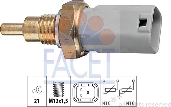 FACET 7.3277 - Sensor, soyuducu suyun temperaturu furqanavto.az