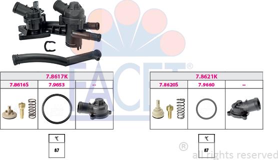 FACET 7.7955KK - Termostat, soyuducu furqanavto.az