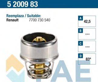 FAE 5200983 - Termostat, soyuducu furqanavto.az