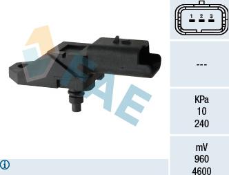 FAE 15046 - Sensor, suqəbuledici manifold təzyiqi furqanavto.az