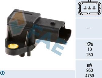 FAE 15017 - Sensor, suqəbuledici manifold təzyiqi furqanavto.az