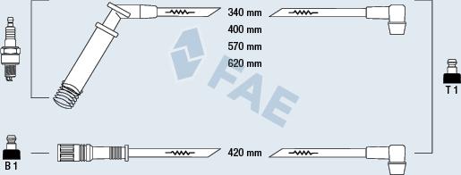 FAE 85570 - Alovlanma kabeli dəsti furqanavto.az