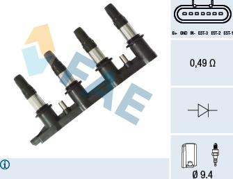 FAE 80352 - Alovlanma bobini furqanavto.az