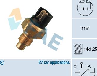 FAE 34010 - Sensor, soyuducu suyun temperaturu furqanavto.az