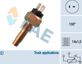 FAE 34150 - Sensor, soyuducu suyun temperaturu furqanavto.az