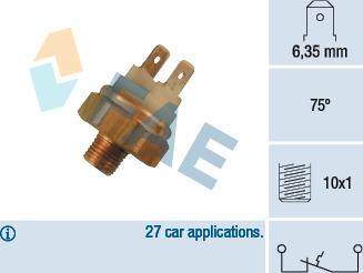 FAE 35450 - Sensor, soyuducu suyun temperaturu furqanavto.az