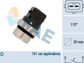 FAE 35640 - Sensor, soyuducu suyun temperaturu furqanavto.az