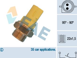 FAE 36330 - Temperatur açarı, radiator/kondisioner ventilyatoru furqanavto.az