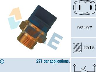 FAE 36370 - Temperatur açarı, radiator/kondisioner ventilyatoru furqanavto.az