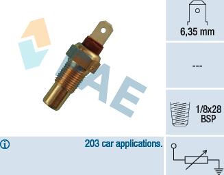 FAE 31570 - Sensor, soyuducu suyun temperaturu furqanavto.az