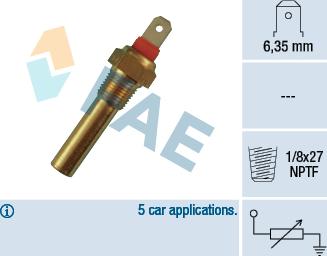 FAE 31640 - Sensor, soyuducu suyun temperaturu www.furqanavto.az