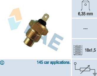 FAE 31020 - Sensor, soyuducu suyun temperaturu furqanavto.az